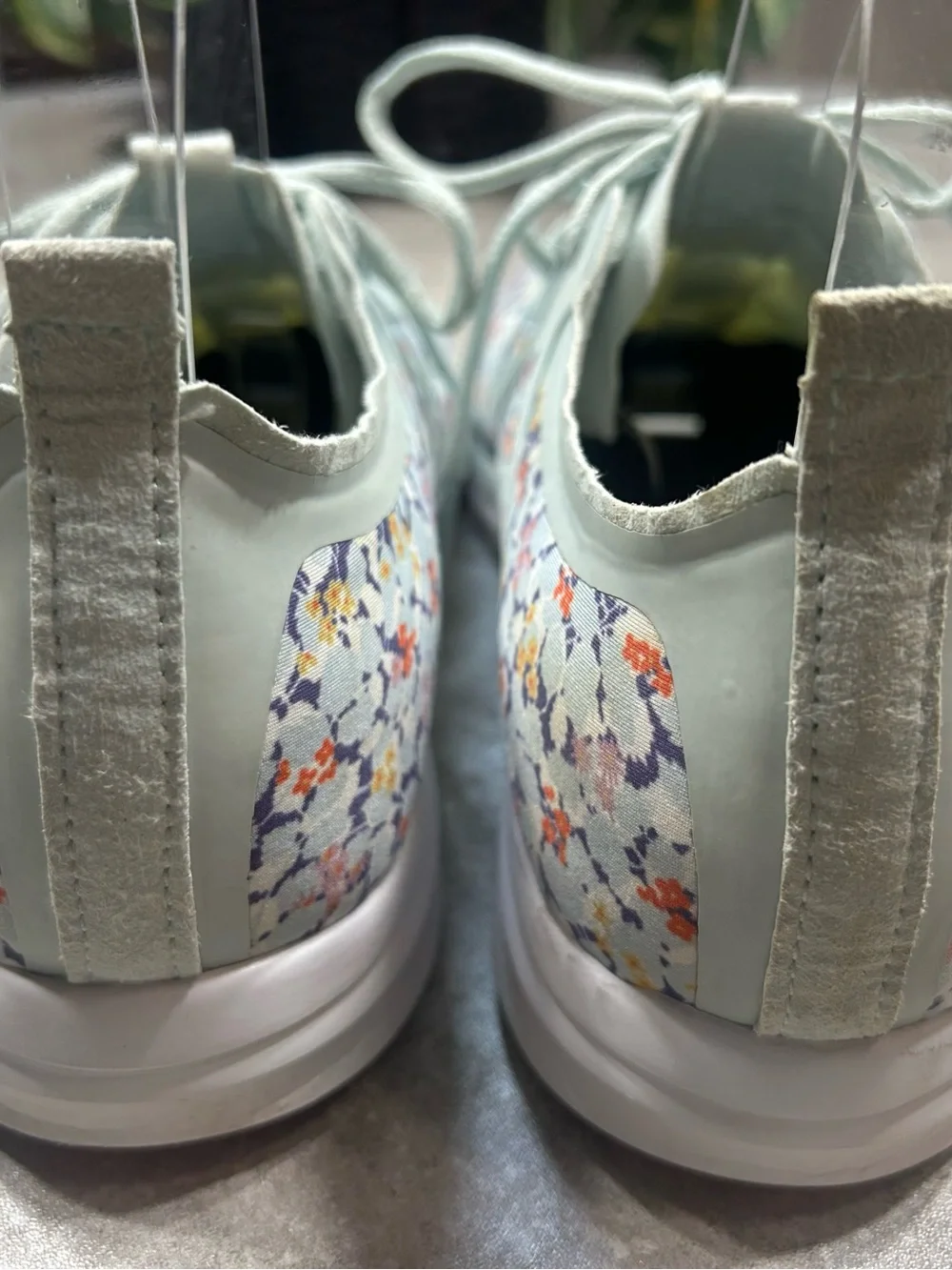 ASICS Fit Yui Women’s Size 10 Shoes Sneakers Casual Athletic Floral Mint Green